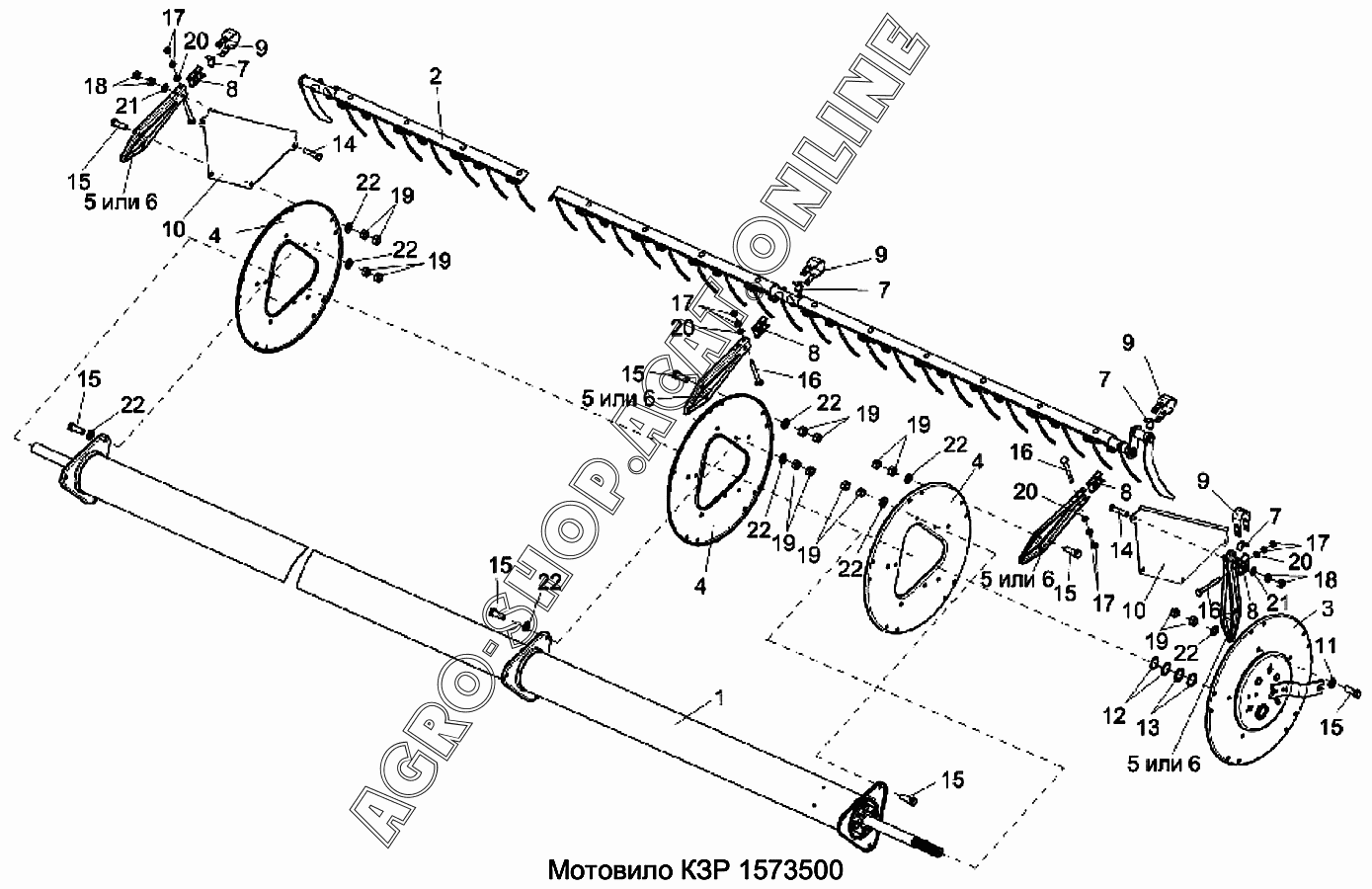 Кзр 1573170 эксцентрик левый