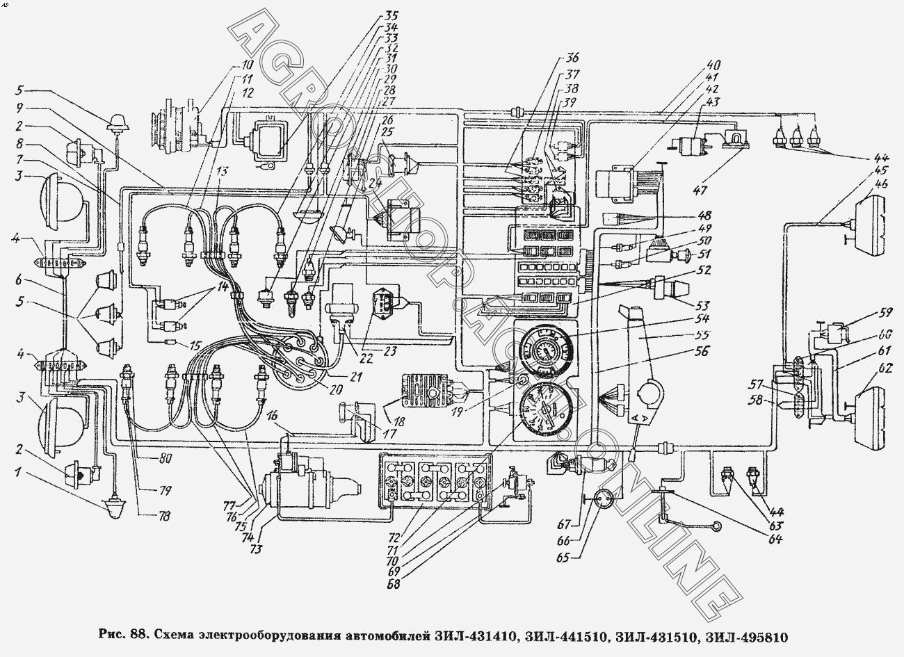 Схема электрооборудования зил. Схема электропроводки ЗИЛ 130. Схема проводки ЗИЛ 130. Схема ЗИЛ 130 электрическая. Электрооборудование автомобиля ЗИЛ 130.