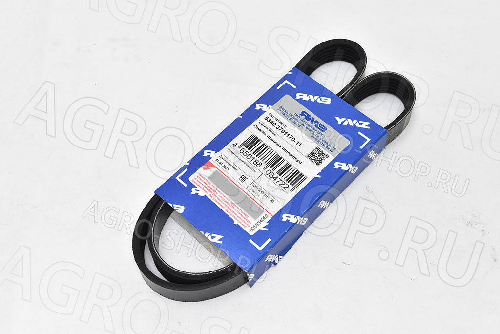 Ремень 6РК1016 (5340.3701170-11) генератора ГАЗон NEXT, ЯМЗ-5344 ЯМЗ