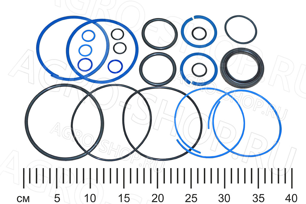 РК гидроцилиндра ЦС-125 / ГЦ 700А.24.39.000 поворота (без манжет) К-700А, К-701 (476)
