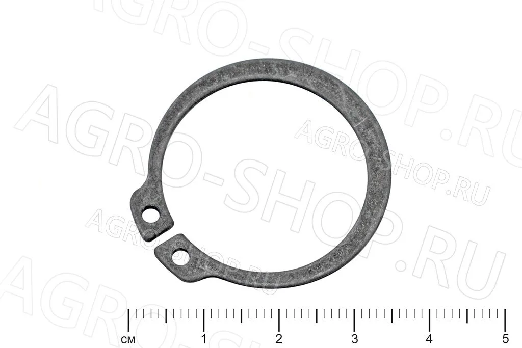 Кольцо стопорное В 25 (наружное) D=25 мм. ГОСТ 13942-86