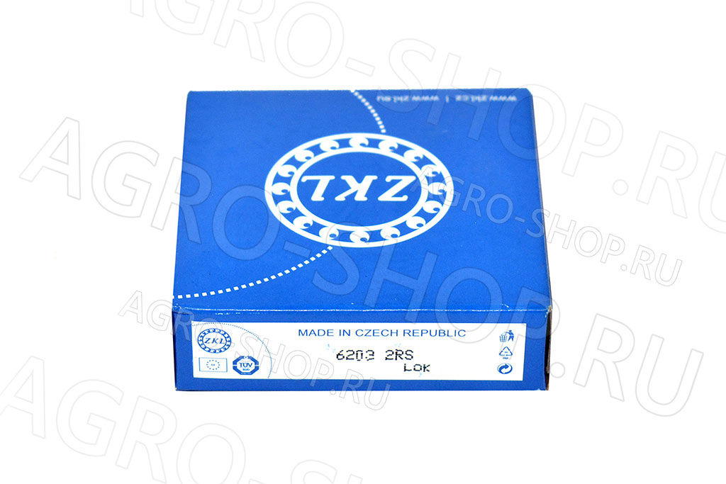 Подшипник 180203 / 6203-2RS (17х40х12) (ZKL) 