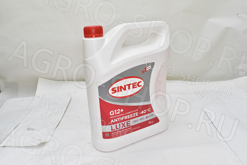 Антифриз Luxe G12+ красный 5кг Sintec