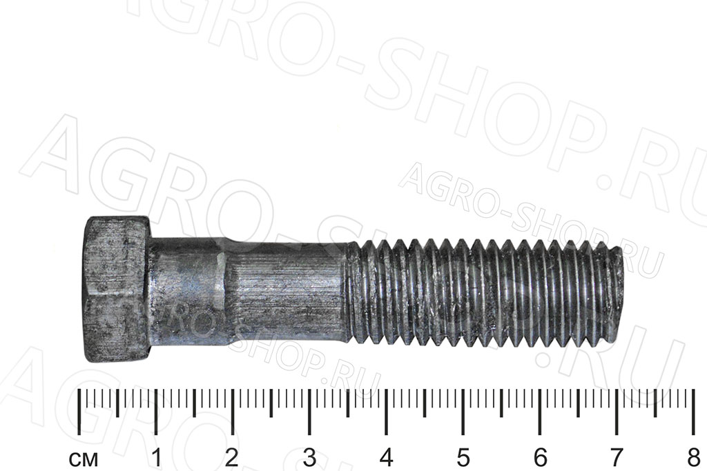 Болт 14х60 шестигранная головка стандартный Шаг 2,0 ГОСТ 7798 кл.пр. 5,8 