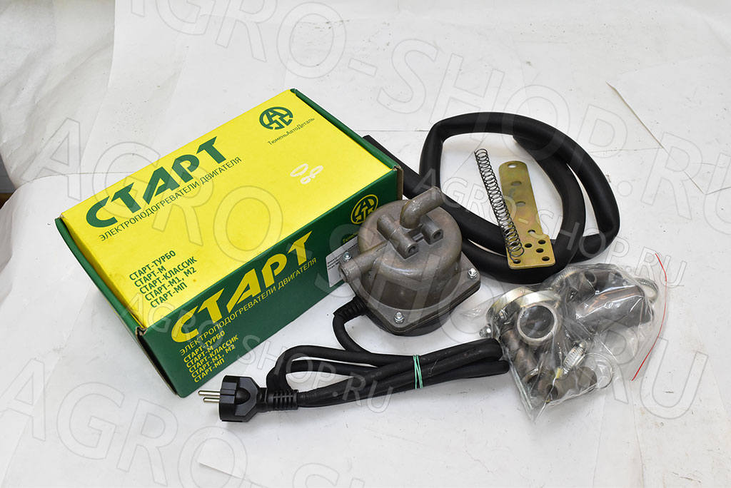 Подогреватель 2,0 кВт 02ST20 двигателя предпусковой с помпой +монтажн комплект №2 Универсал  Старт