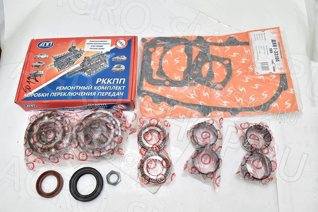 РК КПП 33104-1700012 (прокладки+подшипники+сальники) 5-ст КПП ГАЗ-3309,Валдай 