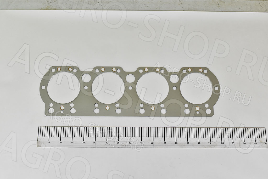 Прокладка ГБЦ 238-1003210-В7 нового образца (металл, двухсторонняя) ЯМЗ-238  