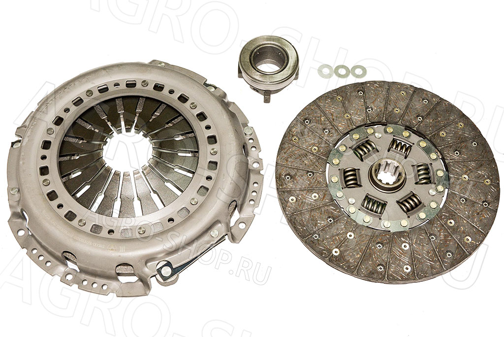 Комплект сцепления 511.1601000-280 / KNG-1601000-80 корзина лепестковая + ведомый + муфта ГАЗ-53,3307 