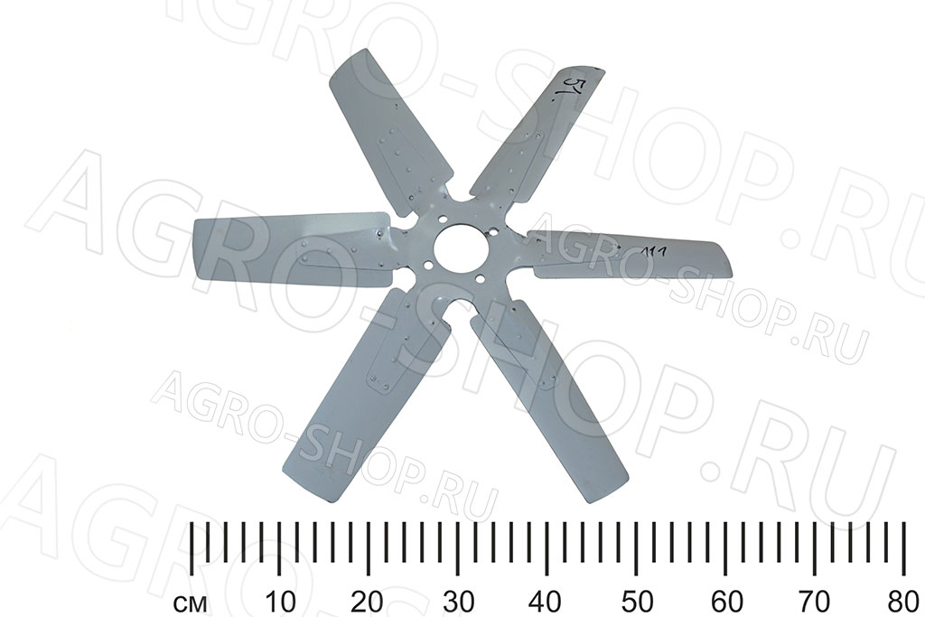 Крыльчатка 238БЕ-1308012-А вентилятора стальная d=65 мм., D=660 мм., 6 лопостей ЯМЗ-238НД5, ЯМЗ238НЕ, ЯМЗ-7511 