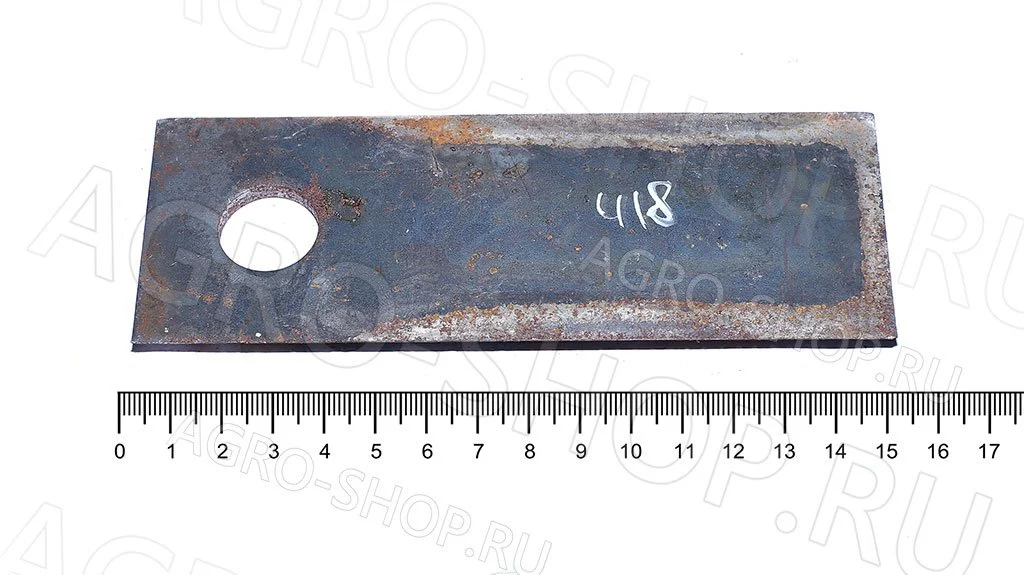 Нож КРН 27.416 длинный (150х56х5) толщина 5 мм. КРН-2,1 Завод