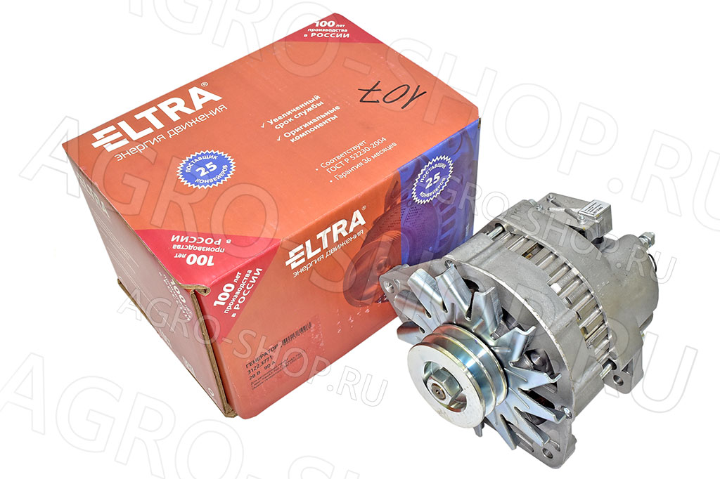 Генератор 3122.3771-01 90А 28В КАМ16 ПРАМО(ELTRA)