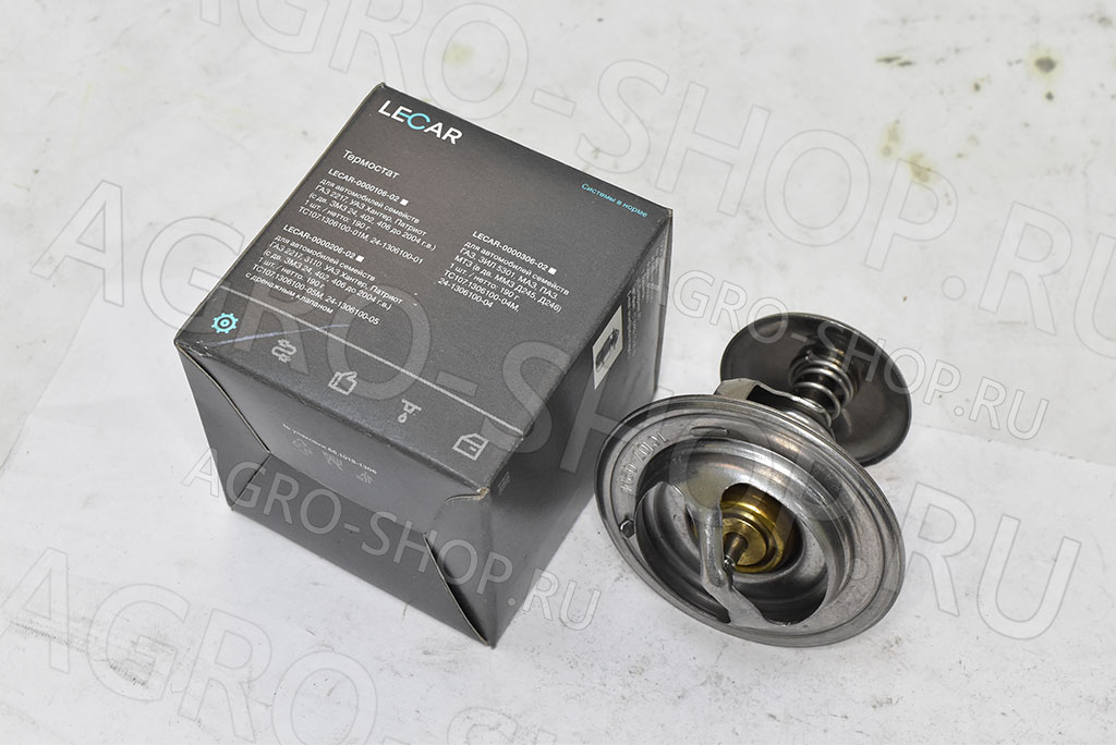 Термостат LECAR-0000506-02 (70 град) Волга, Газель, УАЗ LECAR