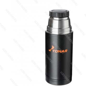 Термос HS.TM-023 500ML черный (дополн.пласт.чашка) TONAR