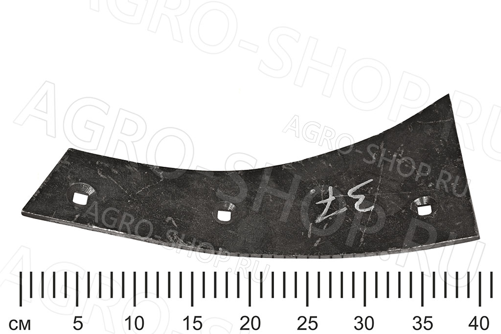 Грудь отвала РЗЗ.ПНЛ.01.401 L=385 мм (3 отверстия) ПЛН 8-40 РЗЗ