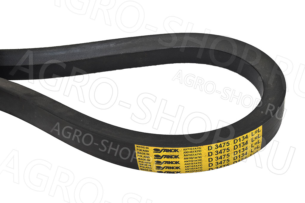 Ремень Д(Г)-3475 привода наклонной камеры Енисей (Stomil) 