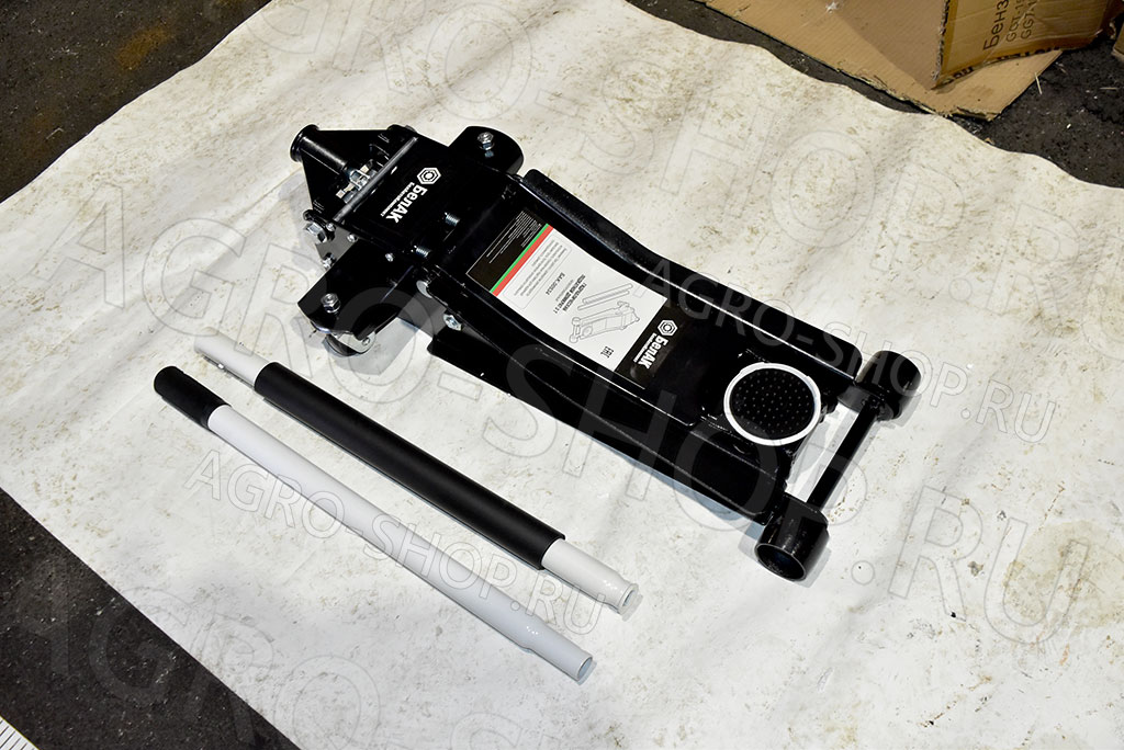 Домкрат гидравлический 3,0 т. (БАК. 00534) подкатной низкопрофильный (80-505мм) БелАК