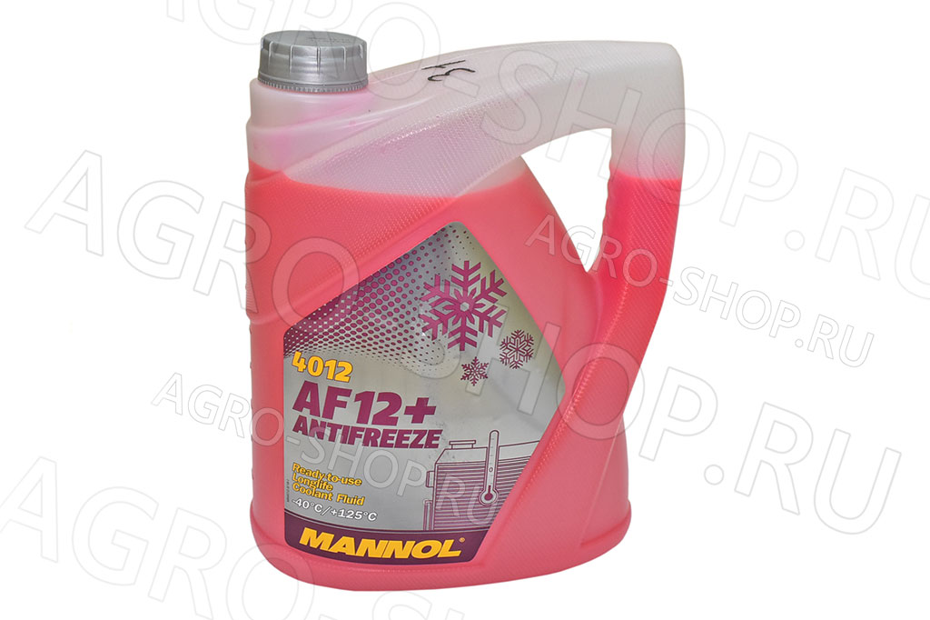 Антифриз Mannol AF12+ Longlife (-40) красный 5кг MANNOL
