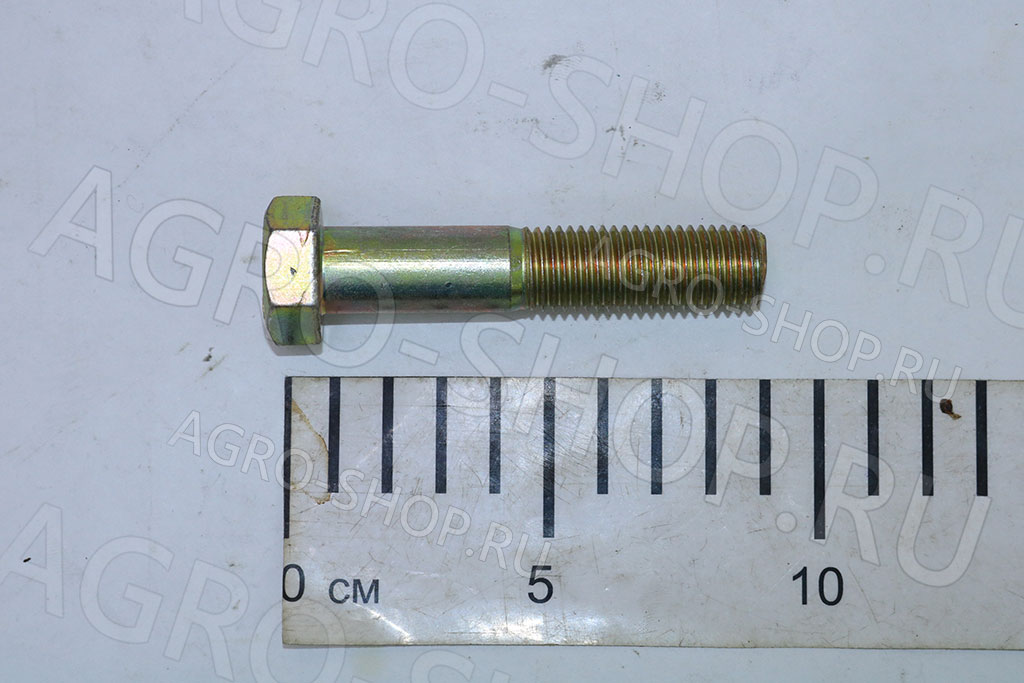 Болт 16х80 шестигранная головка стандартный ОЦ Шаг 2,0 ГОСТ 7798 кл.пр. 8,8 Беларусь