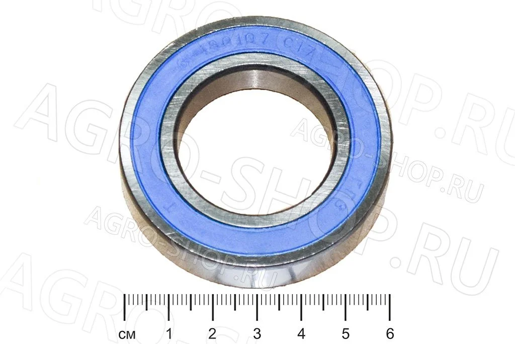 Подшипник 180107 / 6007-2RS (35х62х14) (РФ) 