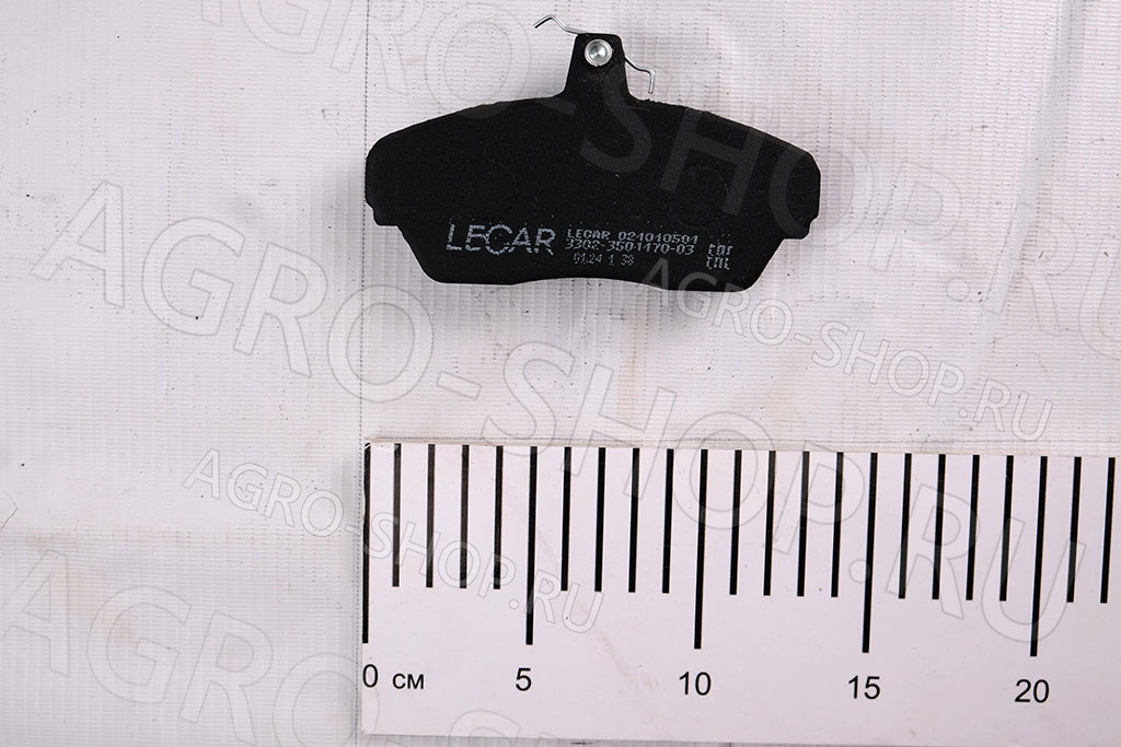 Колодка 3302-3501800 / LECAR-0210105-01 тормозная передняя (4шт) ГАЗ-3302 LECAR