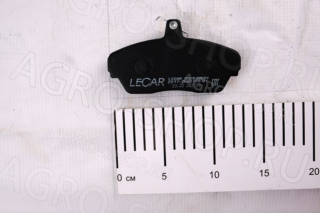 Колодка 3302-3501800 / LECAR-0220105-01 тормозная передняя (4шт) ГАЗ-3302 LECAR