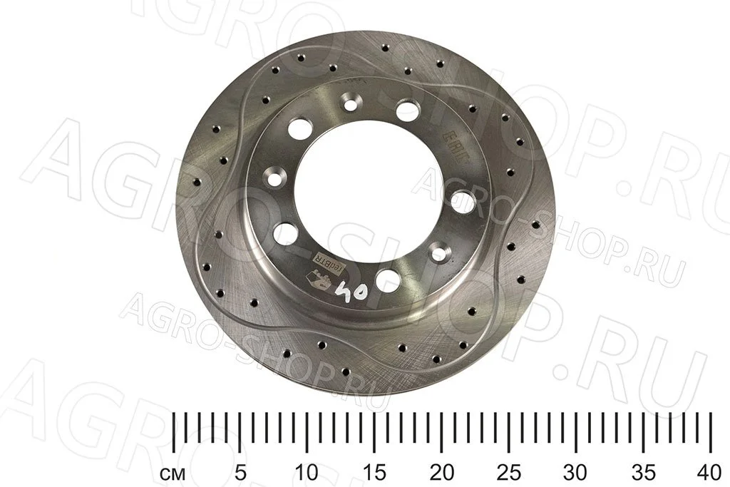 Диск RB-BD3160-3501076 тормозной передний (перфорированный) УАЗ redBTR