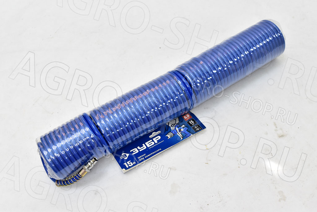 Шланг спиральный 15м (15 бар) ЗУБР (6473-15)