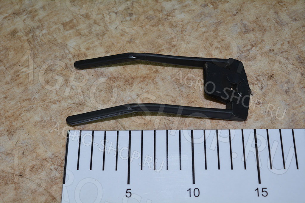 Палец РРР 301.06.02 ленты подборщика, двойной с болтом (пластик, белый, уп.20 шт.) ППУ-3-01 Нива, Енисей 