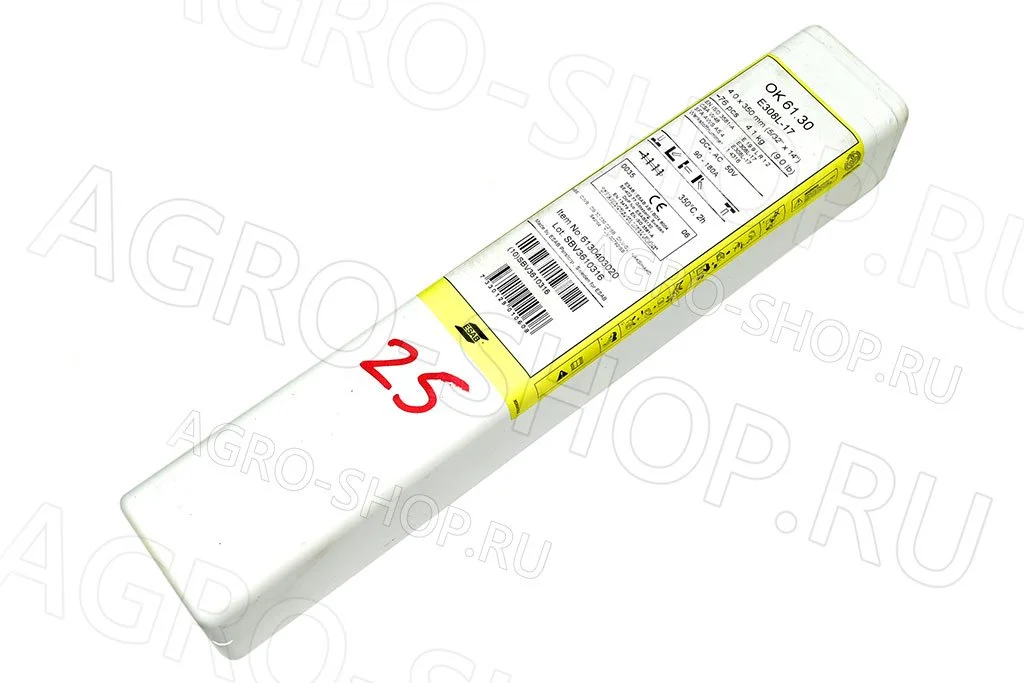 Электроды по нержавейке d=4 мм ОК-61.30 (упаковка 4,1 кг) ESAB