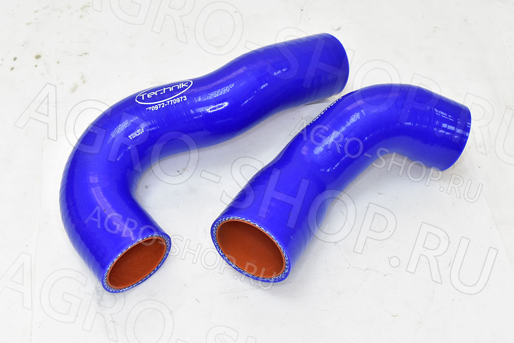 Патрубки 33081-1303000 радиатора дв. ММЗ (2шт) силикон ГАЗ-3308,3309, Д-245 