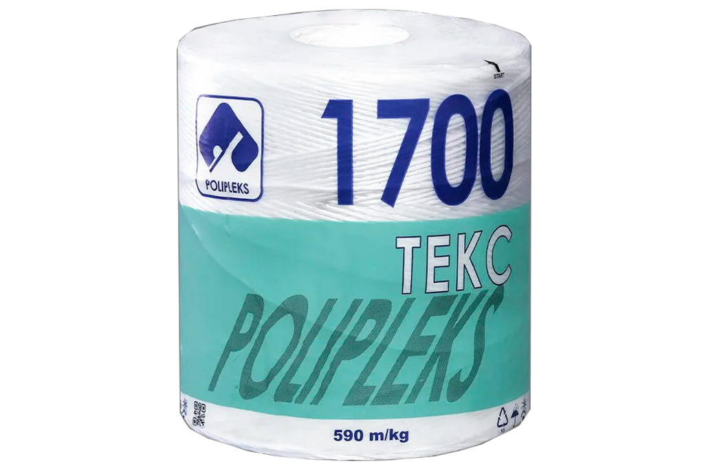Шпагат сеновязальный ТЕКС-1700 в т/у пленке (упак. 5 кг.) (длина 3000 м.) ПРФ-145, ПРФ-180 Poliplex