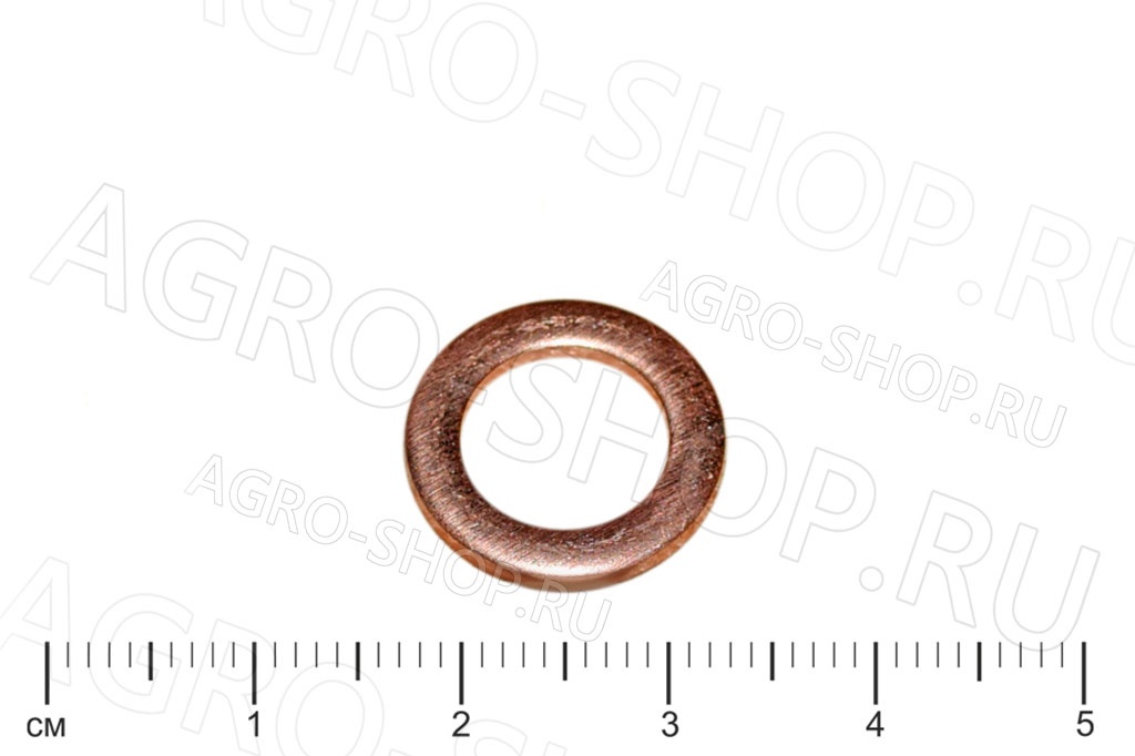 Шайба 10х14х1,5 (медь)  
