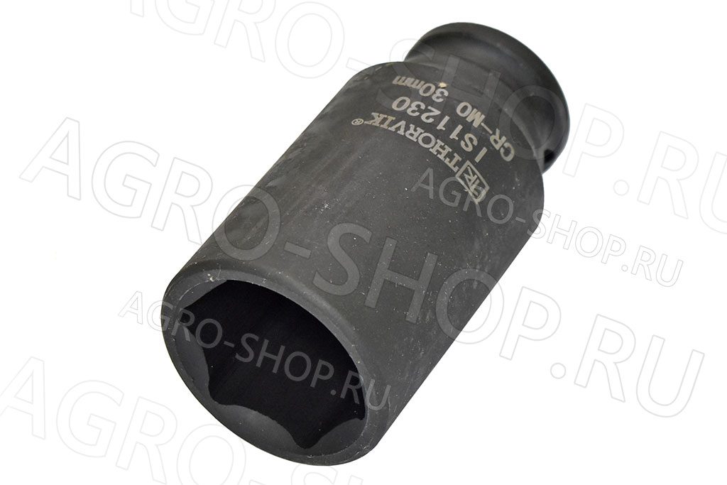 Головка торцевая 30мм 1/2" ударная глубокая Thorvik (IS11230)