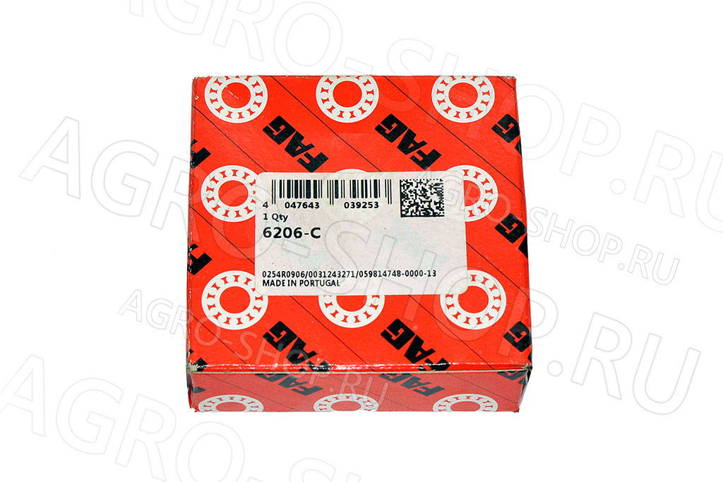 Подшипник 6206 / 206 (30х62х16) (FAG) 