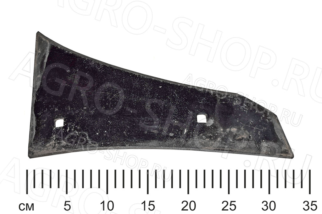 Грудь отвала РЗЗ.ПЛЕ.01.401 L=332 мм (2 отверстия) ПЛН-3/4/5-35 РЗЗ