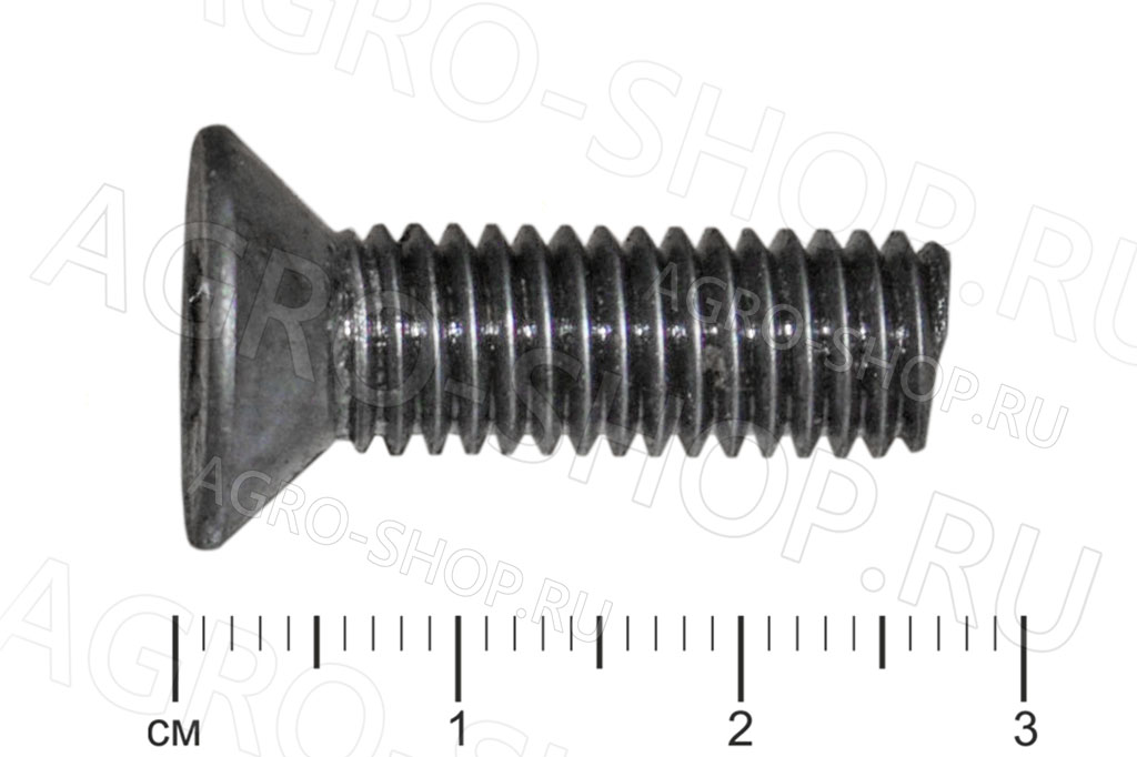 Винт 8х25 потайная головка под крестообразную отвертку Шаг 1,25 ГОСТ 17475-80 кл.пр. 5,8 