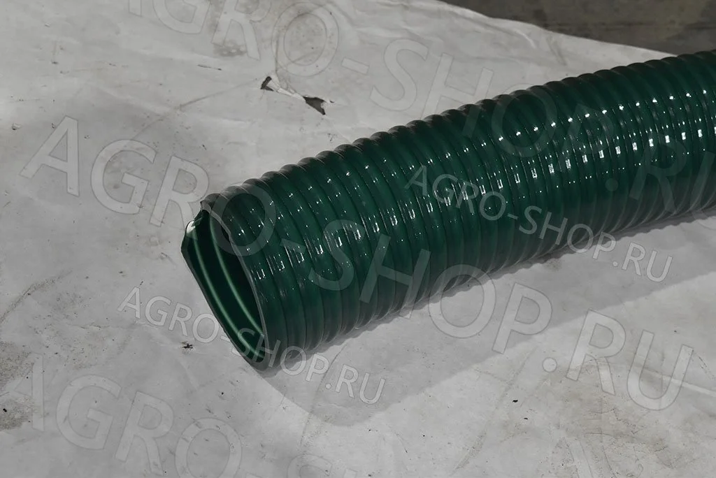 Рукав D(мм)=102 ПВХ напорно-всасывающий 7 СЕВЕР ЗЕЛЕНЫЙ -55С (30) НОВЭМ