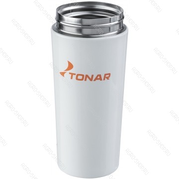 Термос-кружка HS.TMК-01 400ML белый TONAR