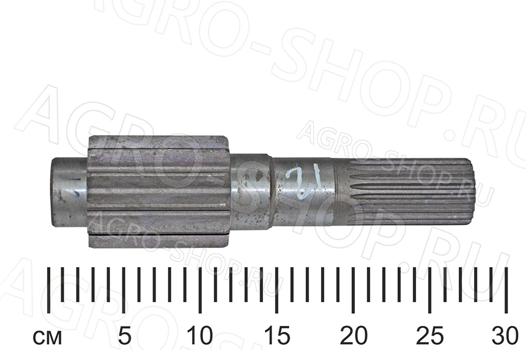 Вал-шестерня 21 шлиц D=50/50 мм Вектор (дубликат)
