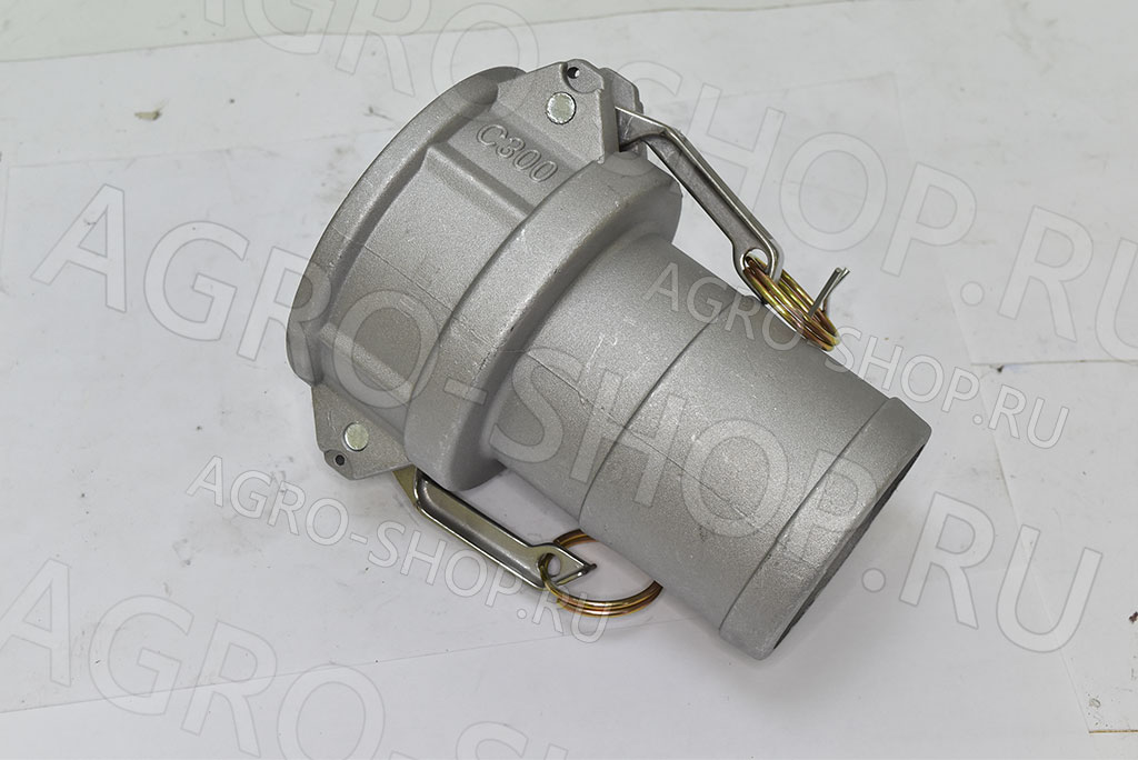 Соединение Тип С-300 D(мм)=75  алюминий (розетка), "МАМА" с хвостовиком "елочка"