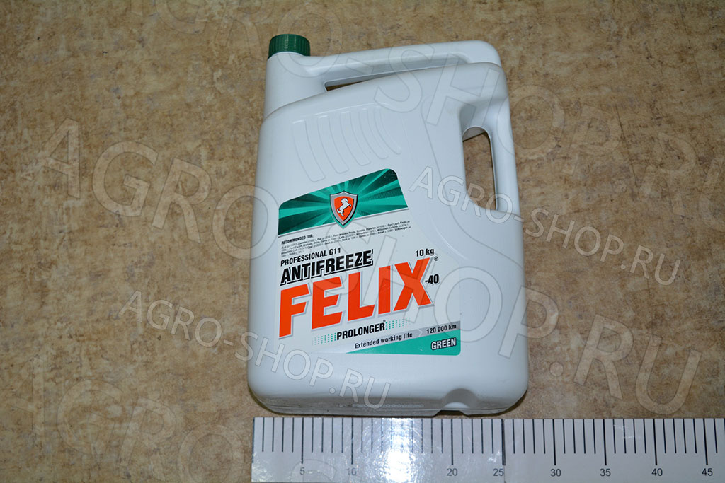 Антифриз FELIX PROLONGER G11 (-40) зеленый 10кг Тосол-Синтез(69)