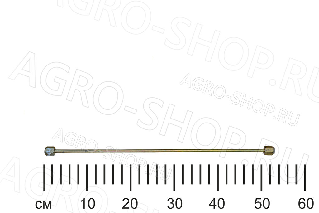 Трубка 236-1104308-Б2 ТНВД в сборе старого обазца ЯМЗ-238НД, 238М 
