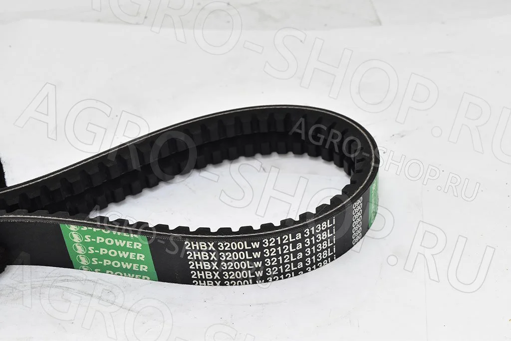 Ремень 2НВ-3212 La / 2НВХ-3200 Lw / 3138 Li ЗУБЧАТЫЙ AGROHARD пр. решет-го стана КЗС-812 (S-Power) 