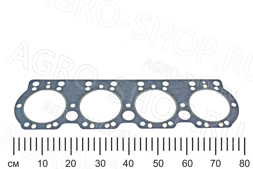 Прокладка ГБЦ 238-1003210-В7 нового образца (асбосталь) ЯМЗ-238  