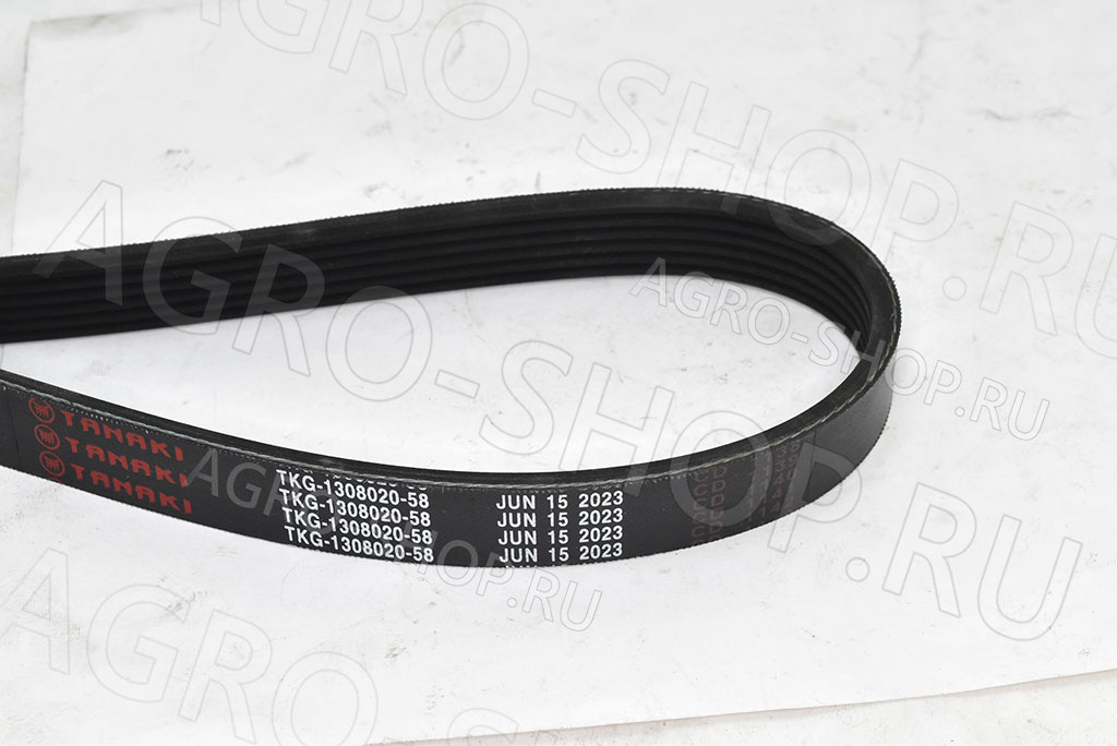 Ремень 6РК1370 (TKG1308020-58) агрегатов с ГУР ЗМЗ-406,УМЗ-4216,ГАЗон NEXT Tanaki