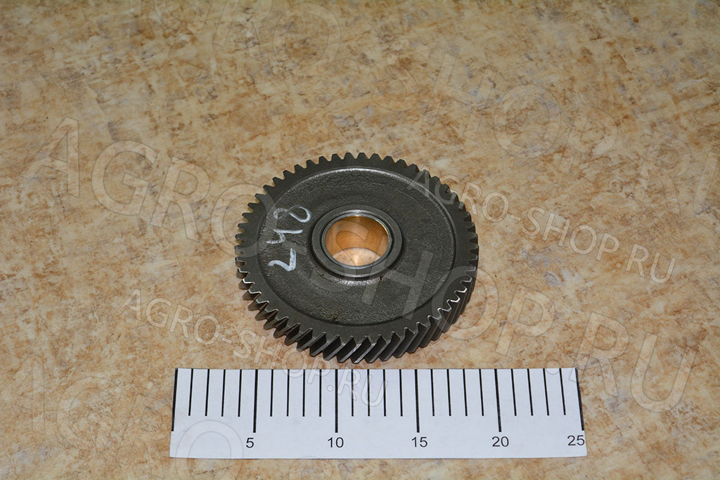 Шестерня 240-1006240-А2 промежуточная с втулкой с/о угол наклона 28° зуб=53 Д-243/245 (К)