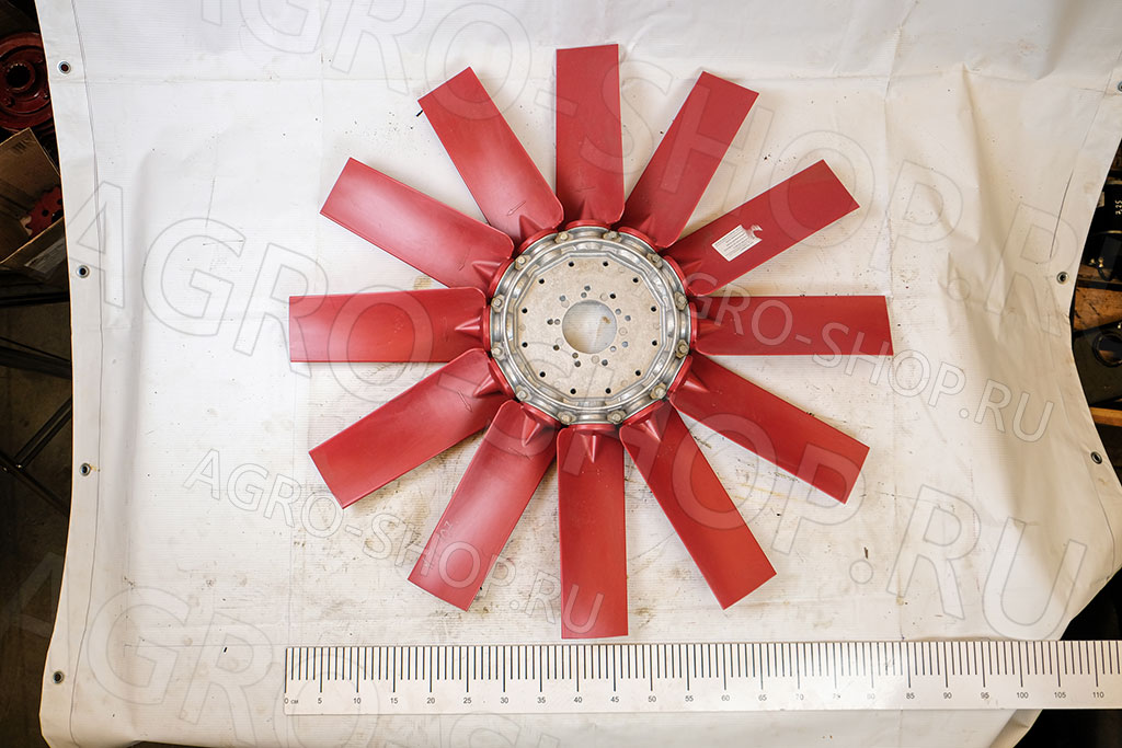 Вентилятор 842-12/12-М/Л-ПАС-35-75/9х8,5/110 КР (крыльчатка 12 лопастей) КЗС-1218 