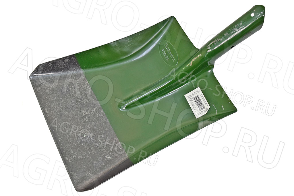 Лопата совковая без черенка зеленая (700+/-30гр) (Рельсовая сталь)  