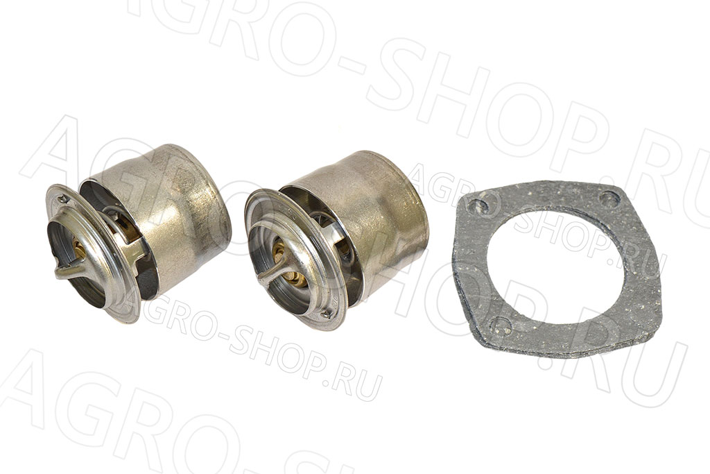 Термостат ТС-107-1306100-06М2+4 ПРАМО (80 градусов, 2 терм. + 4 прокладки) ТМЗ-8423, ТМЗ-8481 