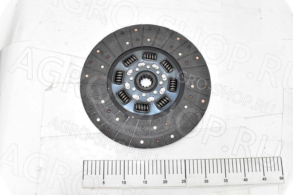 Диск сцепления 85-1601130-DS ведомый открытая пружина, безасбестовая накладка МТЗ-80/82/952/1221 (Master Part)